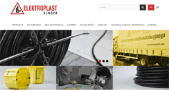 Desktop Screenshot of elektroplast.com