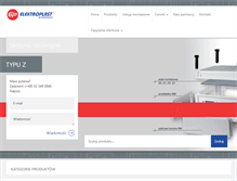 Tablet Screenshot of elektroplast.com.pl